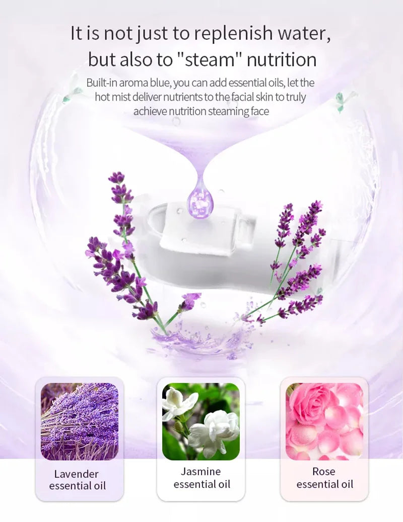 Ozone Facial Steamer Warm Mist Humidifier for Face Deep