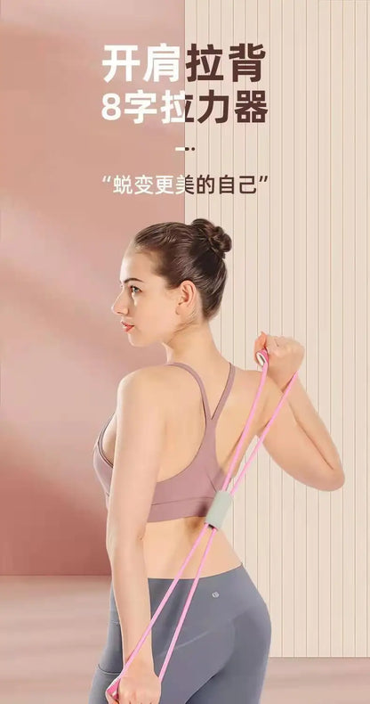 Yoga Fitness Accessories Rubber Pull Rope Training and Exercise