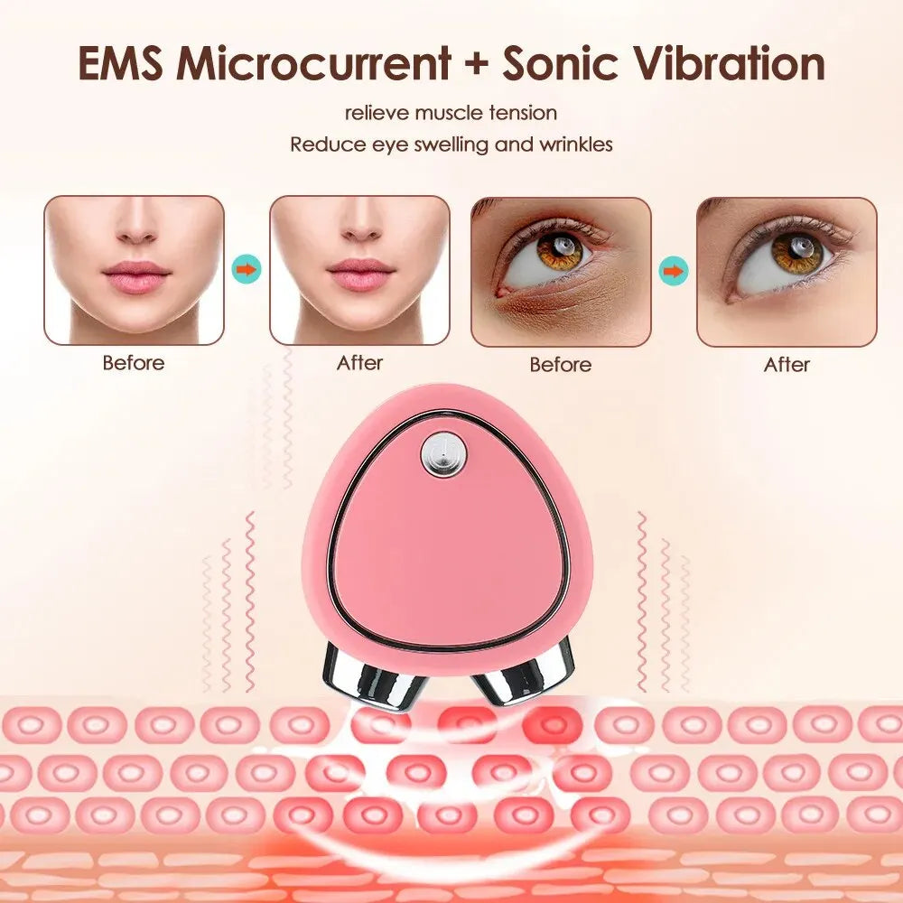 Facial Massager Roller Rechargeable Lithium-Polymer Battery Face