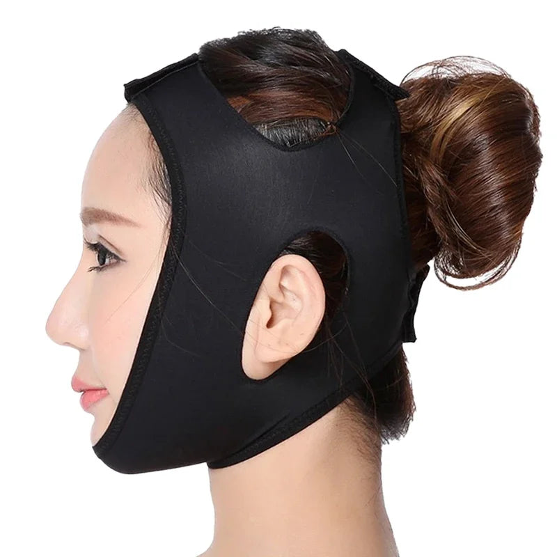 Elastic Face Bandage Slimming Tapes V Line Shaper Chin Cheek