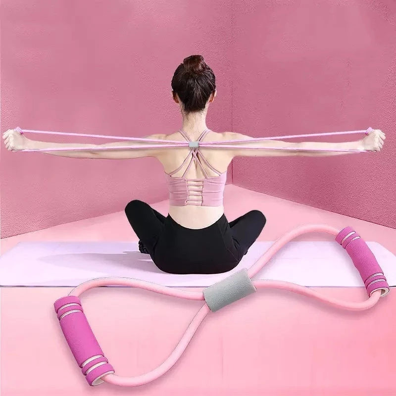 Yoga Fitness Accessories Rubber Pull Rope Training and Exercise