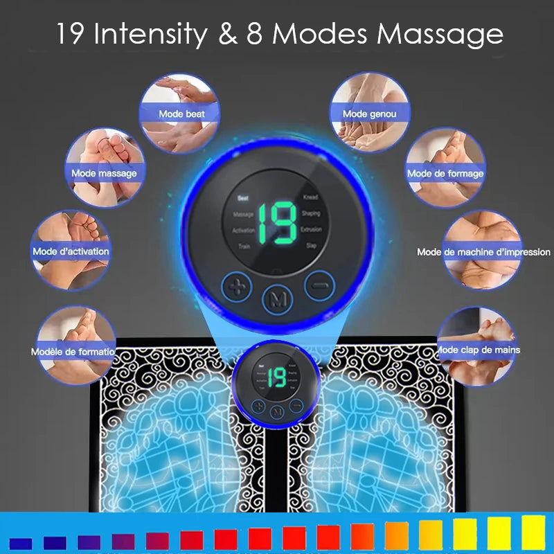 Electric Foot Massager Pad Muscle Massage Relaxation For Massage