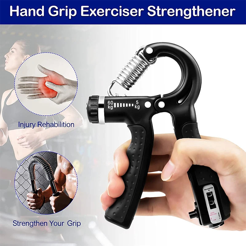 Adjustable Hand Grip Strengthener Hand Grip Trainer With Wrist