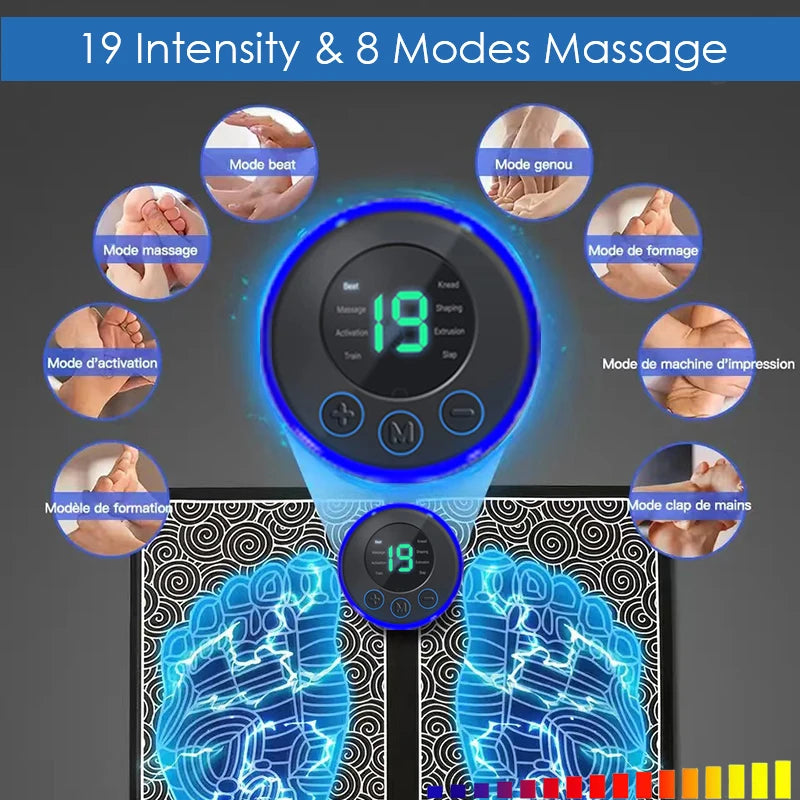 Electric Foot Massager Pad Muscle Massage Relaxation For Massage