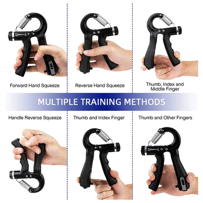 Adjustable Hand Grip Strengthener Hand Grip Trainer With Wrist