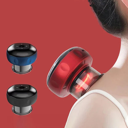 Body Scraping Massage Smart Electric Vacuum Cupping Heating Cup