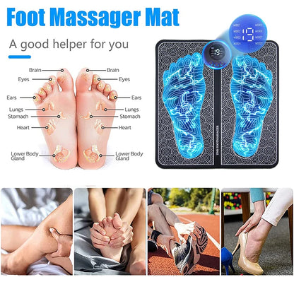 Electric Foot Massager Pad Muscle Massage Relaxation For Massage