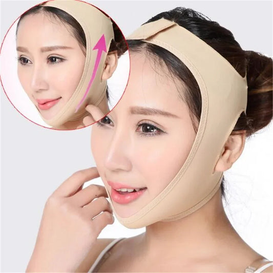 Elastic Face Bandage Slimming Tapes V Line Shaper Chin Cheek