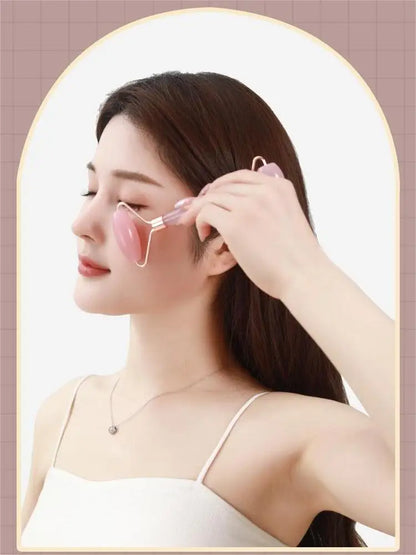 Face Neck Massager Resin Roller Beauty Scraping Massage Stick