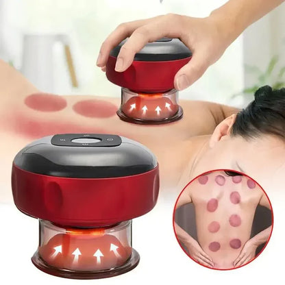 Body Scraping Massage Smart Electric Vacuum Cupping Heating Cup