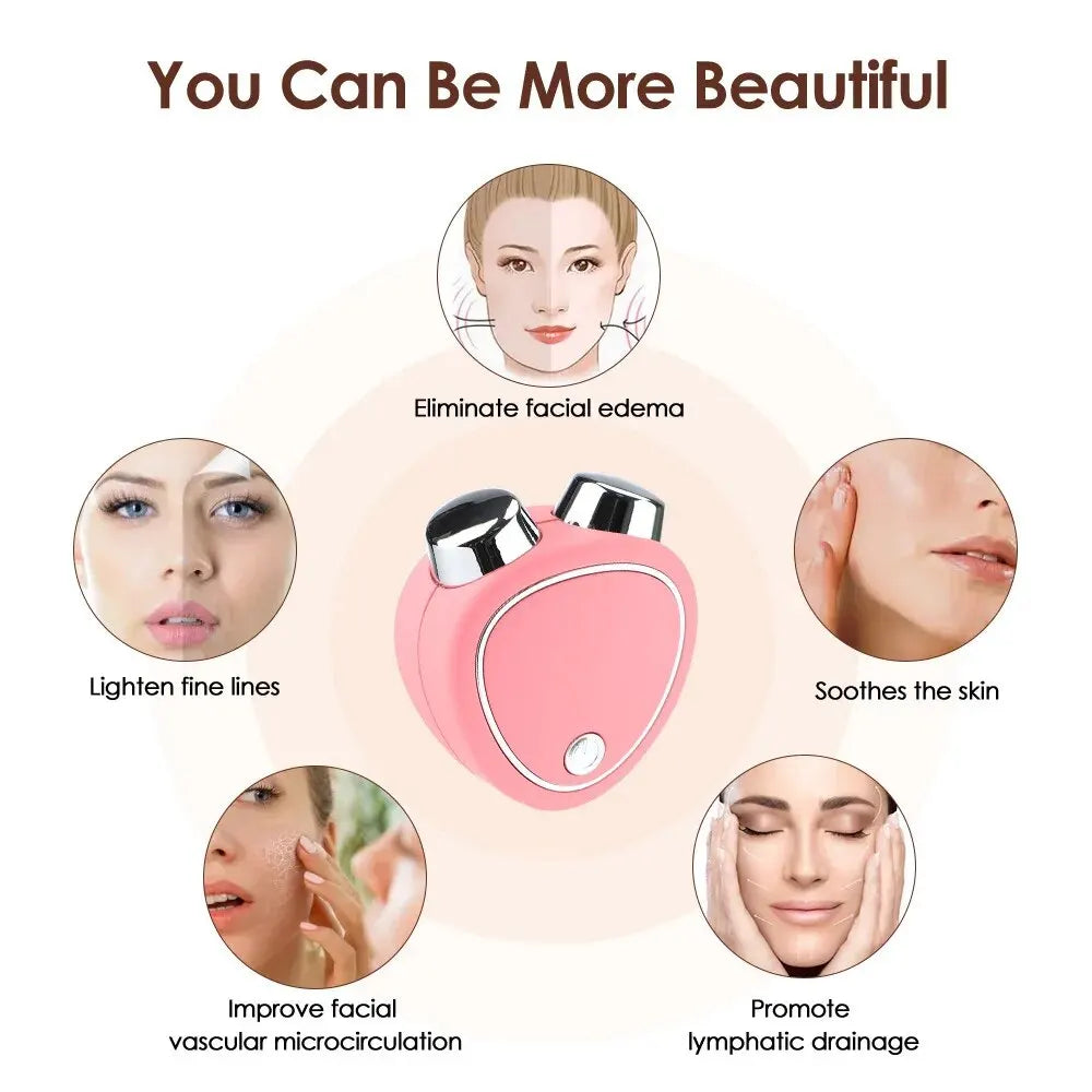 Facial Massager Roller Rechargeable Lithium-Polymer Battery Face