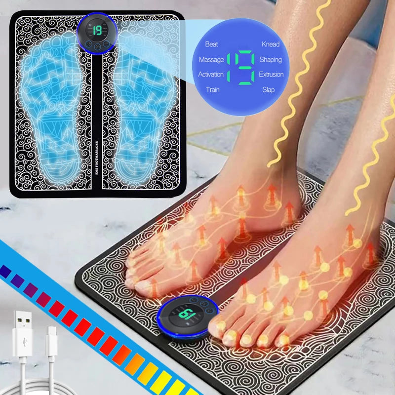 Electric Foot Massager Pad Muscle Massage Relaxation For Massage