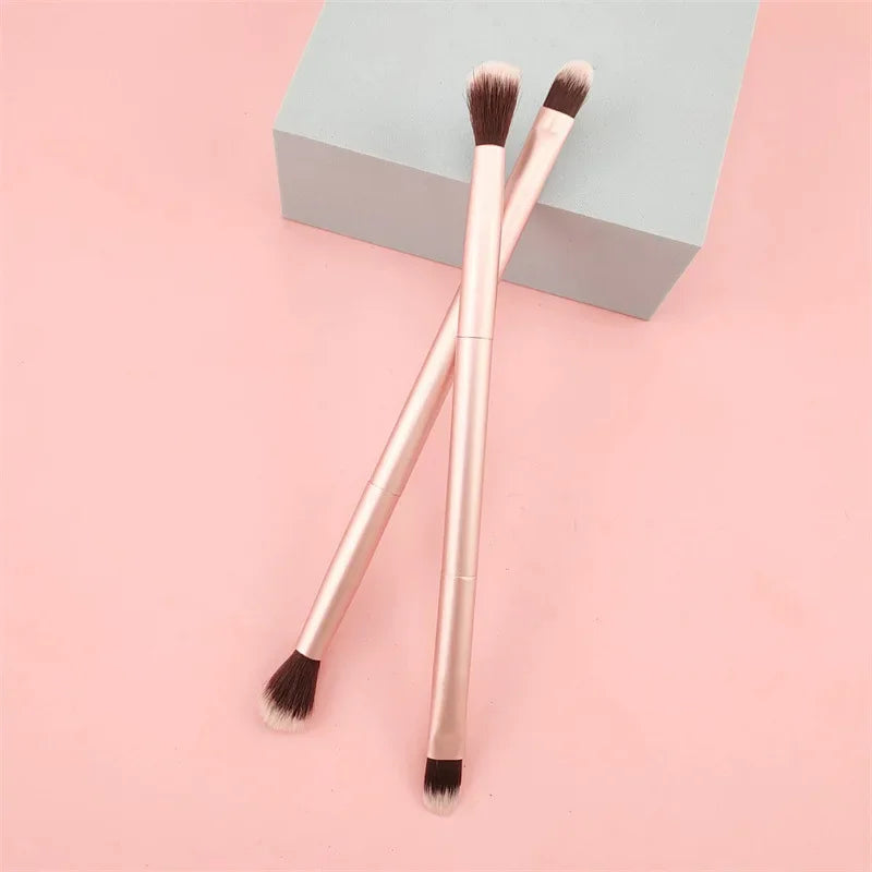 Head Professional Makeup Brushes All Aluminum Tube Eye