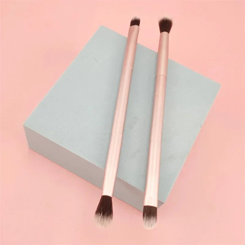 Head Professional Makeup Brushes All Aluminum Tube Eye