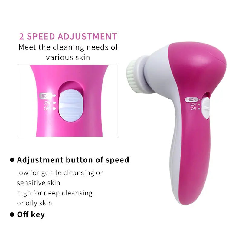 Electric Facial Cleaner Face Cleansing Brush Wash Machine Skin