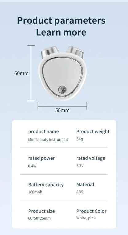 Facial Massager Roller Rechargeable Lithium-Polymer Battery Face